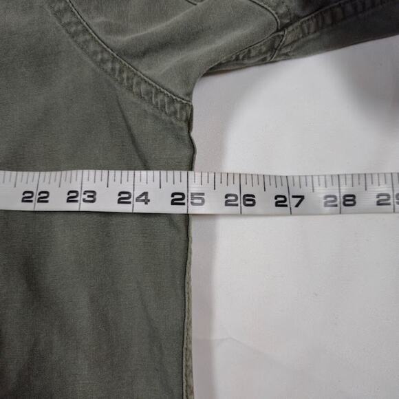 Woolrich VTG Mens Button Down Shirt Size Large Green Hunting Outdoors Workwear - Picture 8 of 12